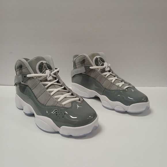 Jordan Kids\' Retro Gray High-Top Sneakers main image 9